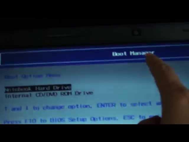 HP 630 Laptop: How to Open Boot Manager From Boot Up