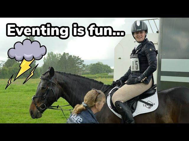 EVENTING IN A THUNDERSTORM ISN'T A GOOD IDEA