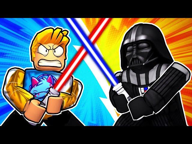 I Became The STRONGEST JEDI In Roblox Lightsaber Simulator