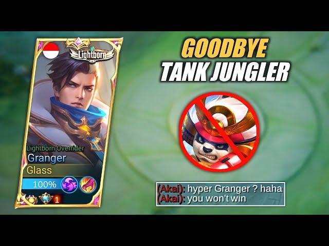 THIS IS HOW TO FIGHT HYPER TANK IN NOW META! GRANGER BEST BUILD | MLBB