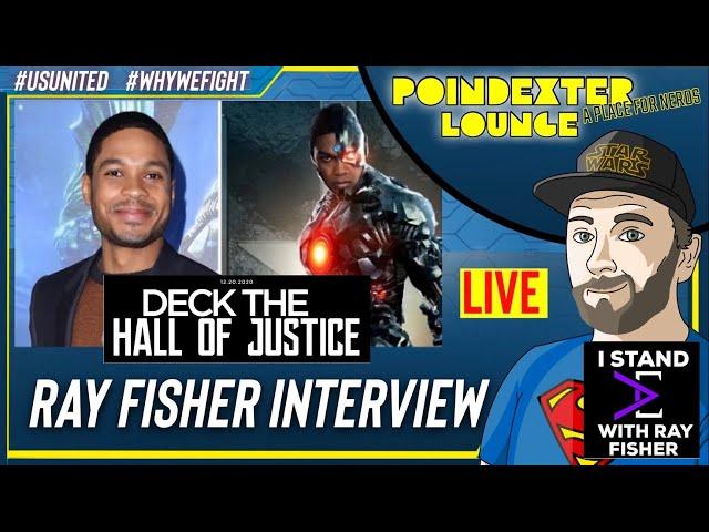 RAY FISHER “LIVE” INTERVIEW - DECK THE HALL OF JUSTICE EVENT