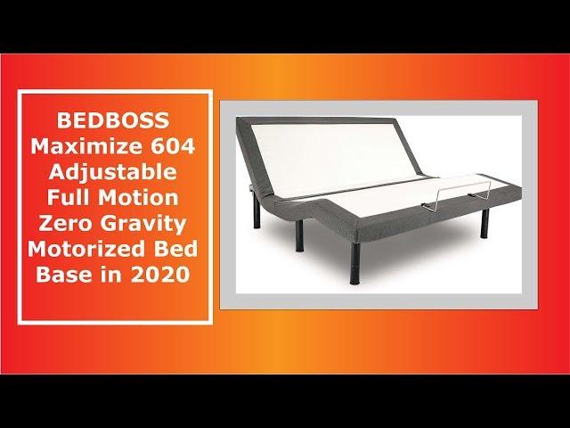 BEDBOSS Maximize 604 Adjustable Full Motion Zero Gravity Motorized Bed Base in 2023