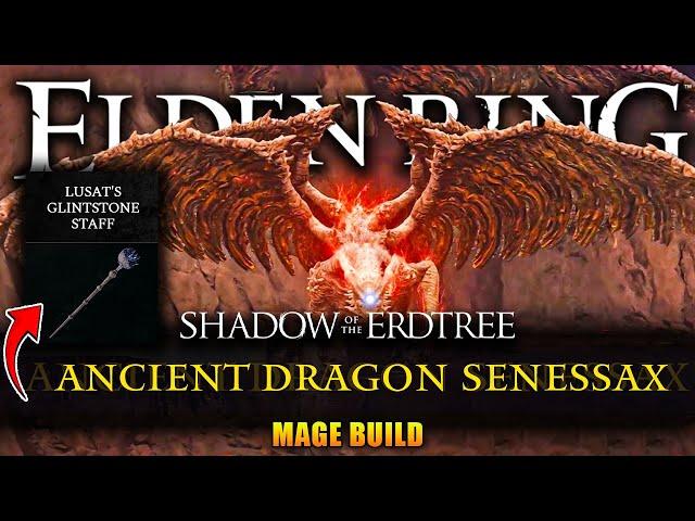 How to EASILY beat Ancient Dragon Senessax as a Sorcerer/Mage - Elden Ring Shadow of the Erdtree