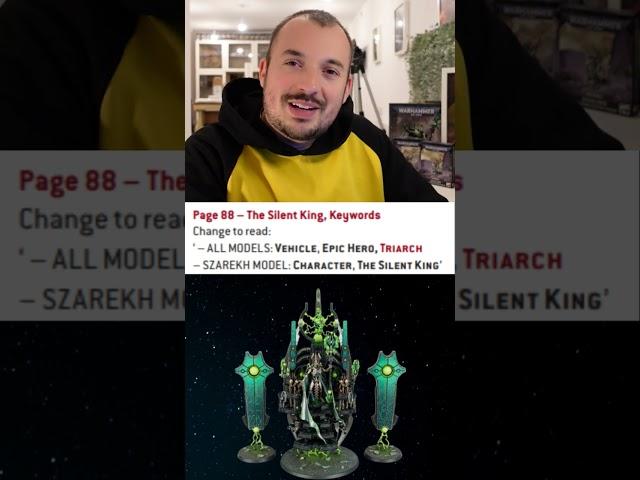 The Silent King Finally Has His Necrons Keyword!