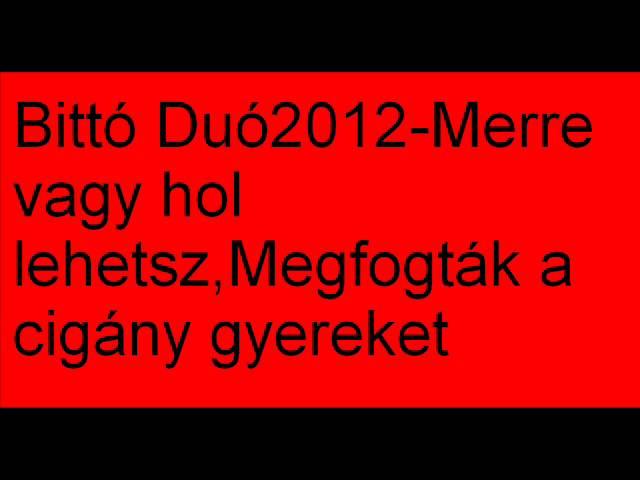 Bittó Duó2012-Merre vagy hol lehetsz,Megfogták a cigány gyereket