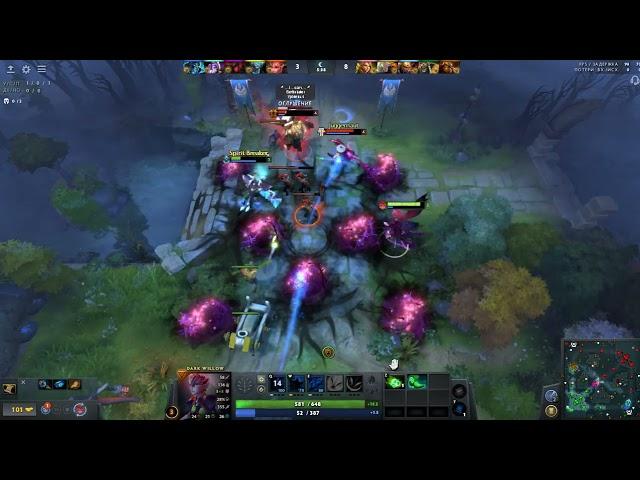 Dota 2 Dark Willow 712 mmr