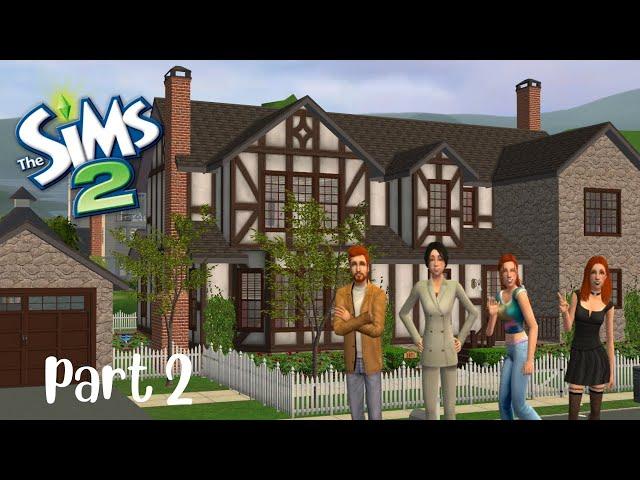 A Pleasant Home For An Unpleasant Family (Part 2) | The Sims 2 Speed Build