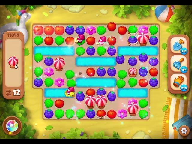 GardenScapes Level 11849 no boosters