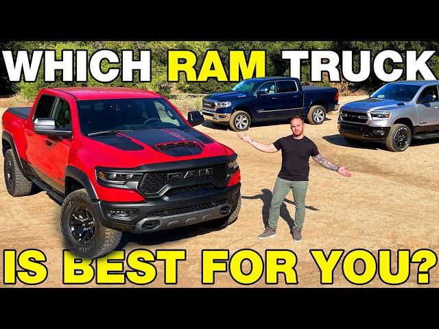 Ram 1500 Truck Comparison | Which Ram truck is best for you? | Price, MPG, Towing, Interior & More