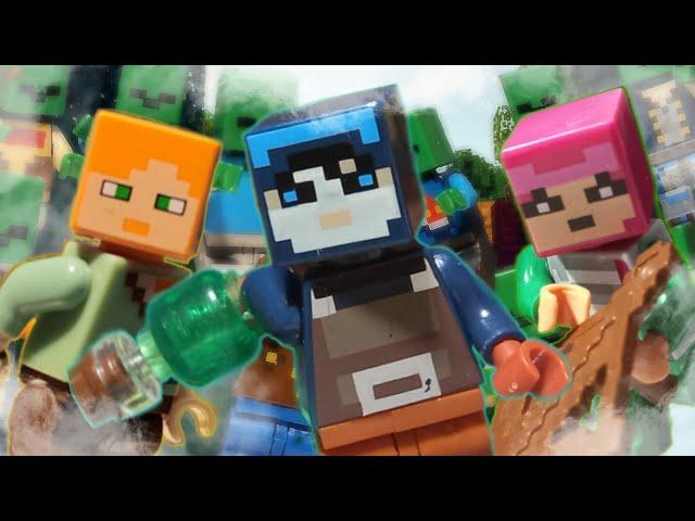 Lego Minecraft: НАЧАЛО КОНЦА. (Анимационный короткометражный фильм)