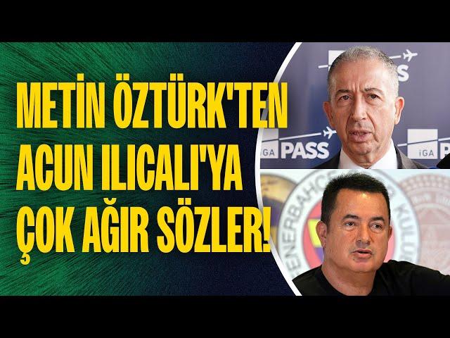 "Survivor'cı, yasa dışı bahis reklamından..." | Metin Öztürk'ten Acun Ilıcalı'ya çok ağır sözler!