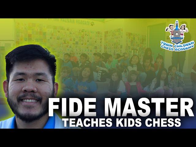 First Graders Get a Special Chess Lesson from FIDE Master Coach Sebastian at Walteria Elementary!