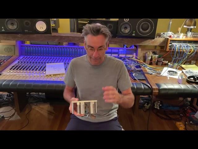 Chris Mara explains how calibration tones are used in an analog mix