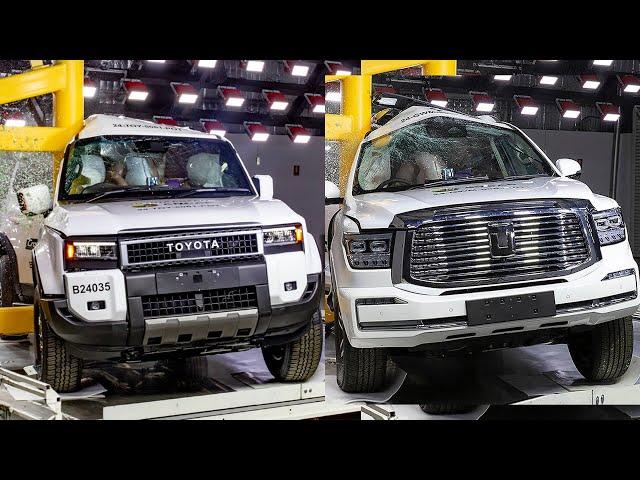 Toyota Prado vs GWM Tank 500 – Crash Test Comparison | Which SUV is Safer?