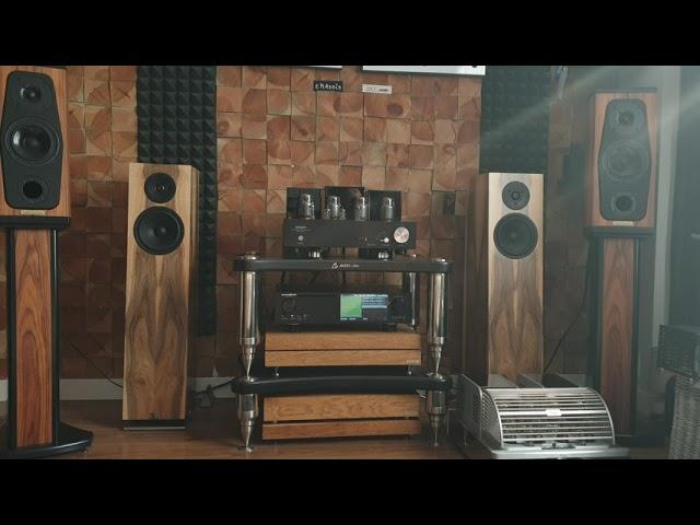 Line Magnetic LM-88iA, AudioSolutions Rhapsody 60, Cocktail Audio x45