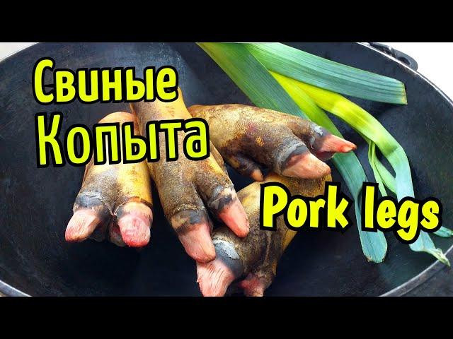 Pork legs. PORK LEGS RECIPE. Pork hooves the right way!