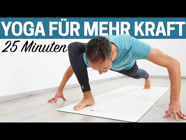 25 Minuten Yoga Ganzkörperprogramm für mehr Kraft