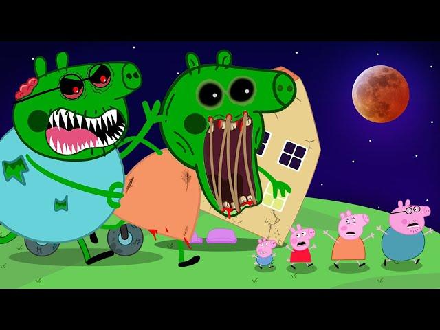 Zombie Apocalypse, Peppa Pig Having Nightmares With ZOMBIES‍️ | Peppa Pig Funny Animation