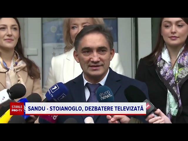 Dezbatere electorală fără moderator. Maia Sandu l-a atacat constant pe Alexandr Stoianoglo