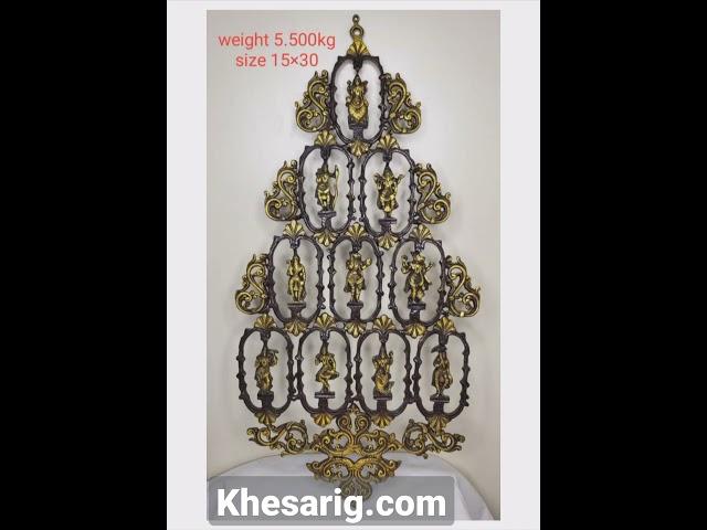 Most Beautiful wall hanging in Vishnu avtar design.place your order with khesarig.com