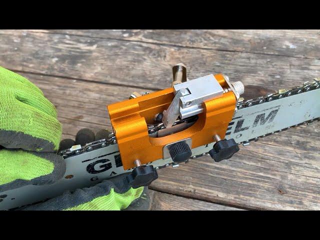 Miracle SHARPENER for CHAINS. How to sharpen a chain saw at home