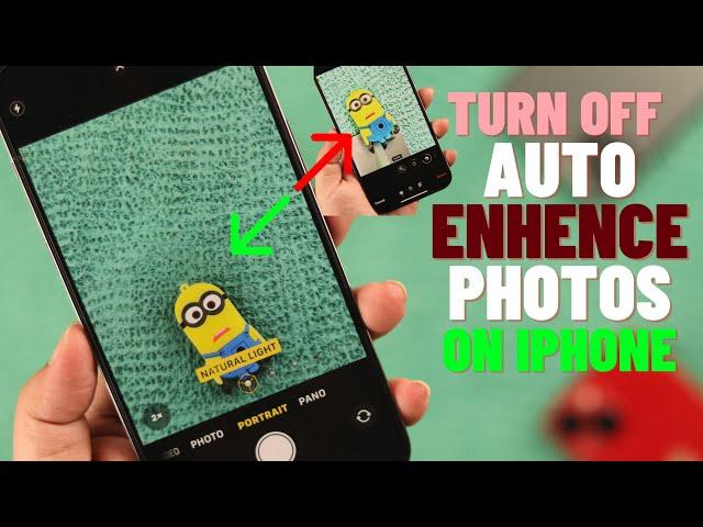 How to Turn OFF Auto Enhance on iPhone! [ON/OFF]