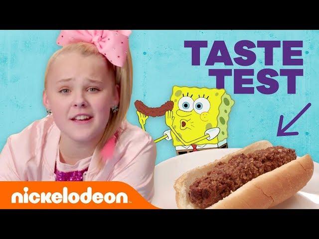 JoJo Siwa, Jade Pettyjohn & More in the   Nickelodeon-Inspired Food Taste Test  (Part 2) | Nick