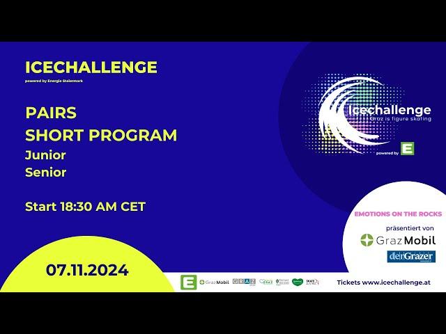 Ice Challenge 2024 -  Pairs - Short Program