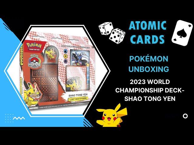 Pokémon Unboxing - 2023 World Championship Deck: Lost Box Kyogre