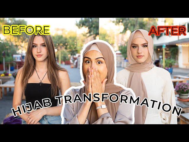  NonHijabis Trying on Hijab for the FIRST TIME!