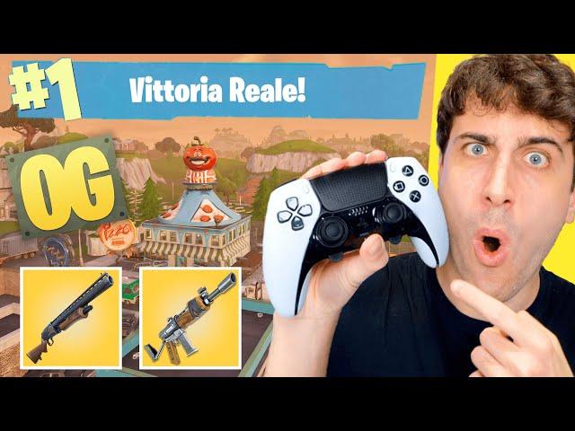 DOPO 7 ANNI Gioco da PAD nel CAPITOLO 1 di Fortnite! *EMOZIONANTE* Fortnite OG ITA!