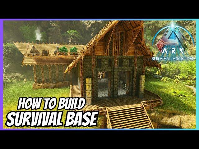 How to Build the Best Survival Base - Build Tutorial - Ark Survival Ascended