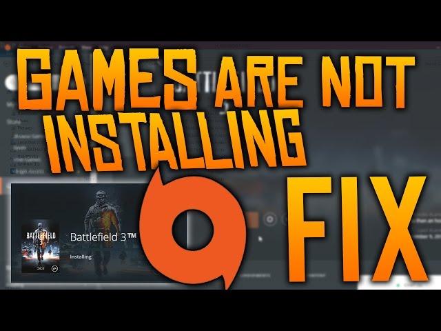 Origin Games not INSTALLING Error FIX!! (Any Origin Games) w/BF3