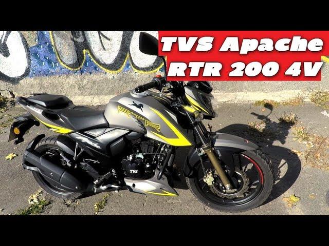 НОВЫЙ ИНДУС С АБС И ИНЖЕКТОРОМ. TVS Apache RTR 200 4V