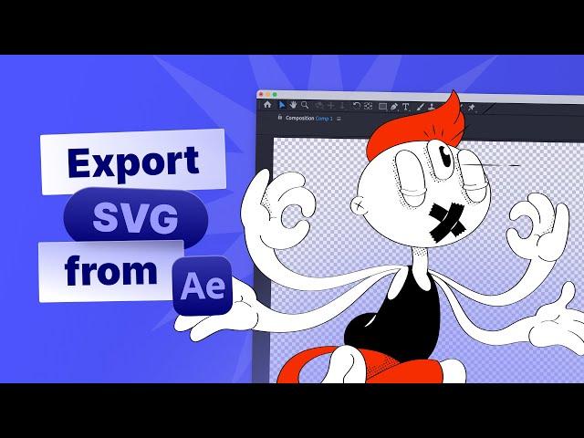 How to export SVG from After Effects | Tutorial