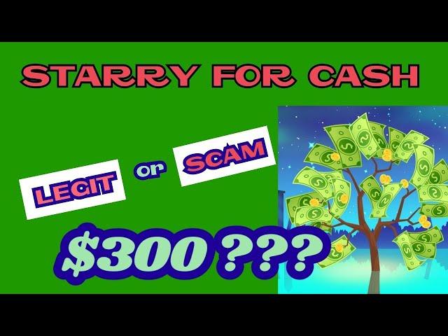 LEGIT Or SCAM ??? || Starry for Cash Review with Proof of Payout ️