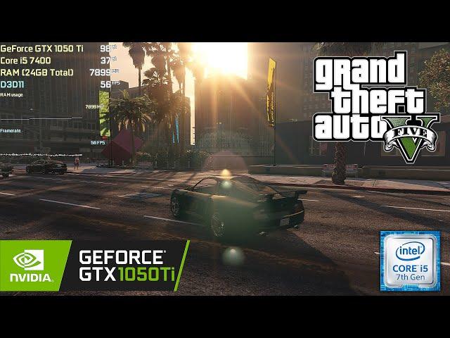 Grand Theft Auto V - GeForce GTX 1050 Ti - Best settings for 60FPS