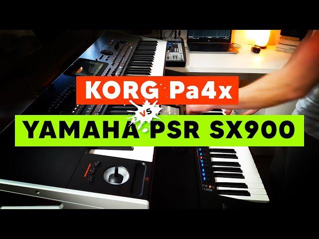 Korg Pa4x vs Yamaha PSR SX900 Voice Comparison