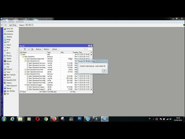 Cara Backup Konfigurasi Router Mikrotik dengan Winbox