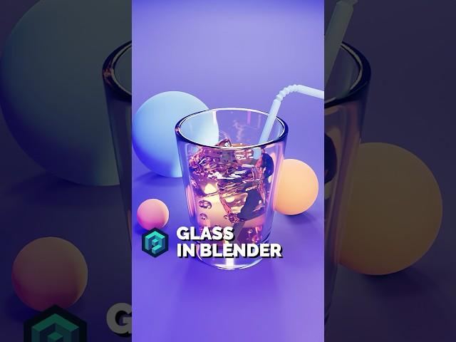 Let’s create a glass material in Blender #b3d #blender3dtutorial #blender3d #3dillustration