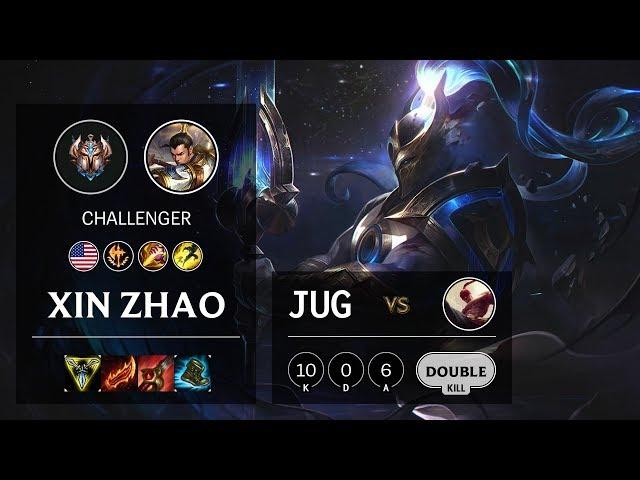 Xin Zhao Jungle vs Lee Sin - NA Challenger Patch 10.10