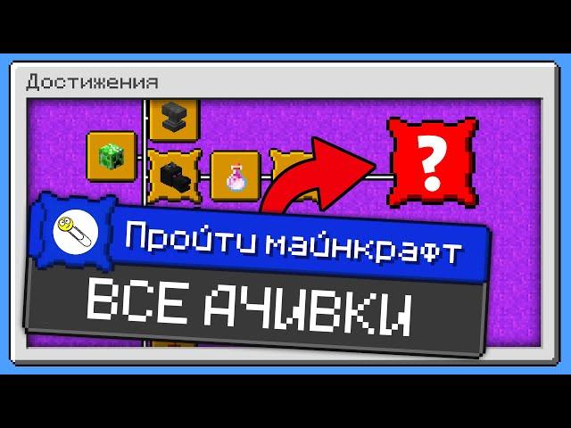 Как пройти майнкрафт со всеми ачивками?