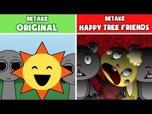 Incredibox : Sprunki Retake Vs. Retake but HAPPY TREE FRIENDS | Special Version!! (NEW MOD)