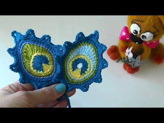 Как связать перо павлина крючком/мк toy-fabric