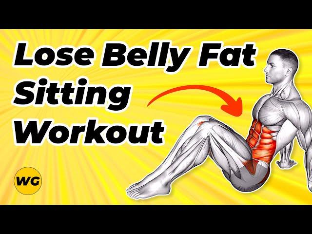 Sitting Workout To Lose Belly Fat (10 Day Challenge)