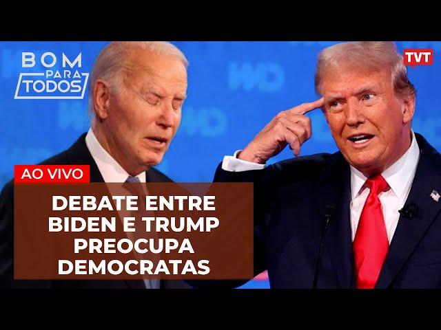 Debate entre Trump e Biden preocupa democratas | Ex-CEO da Americanas é preso em Madri