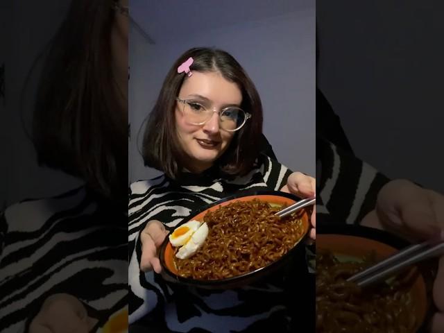 Jajangyeon Ramen Mukbang #jajangmyeon #jajangmyeonmukbang  #mukbang #ramen #noodles