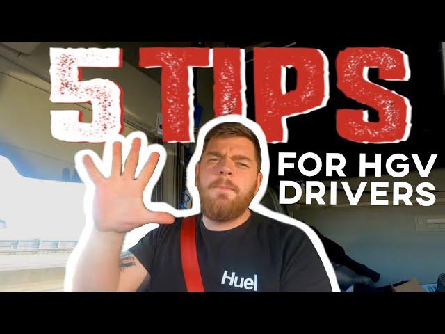 HGV Driving Tips For Beginner Class 1 Truckers.