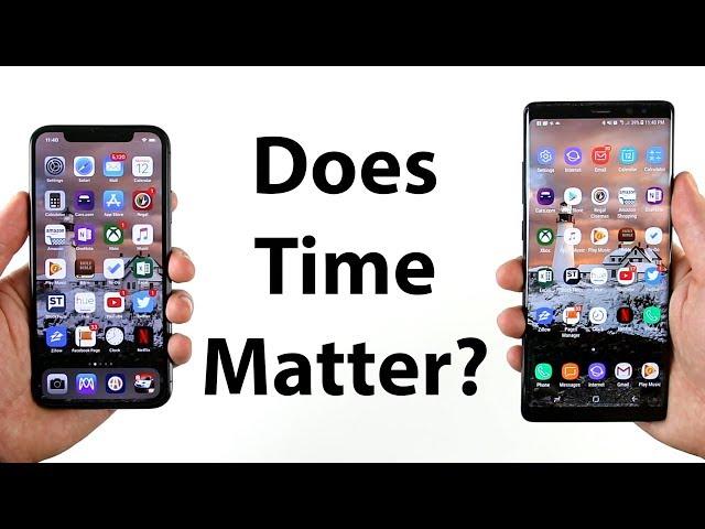 iPhone X vs Note 8 Long Term Speed Test (4 months later)