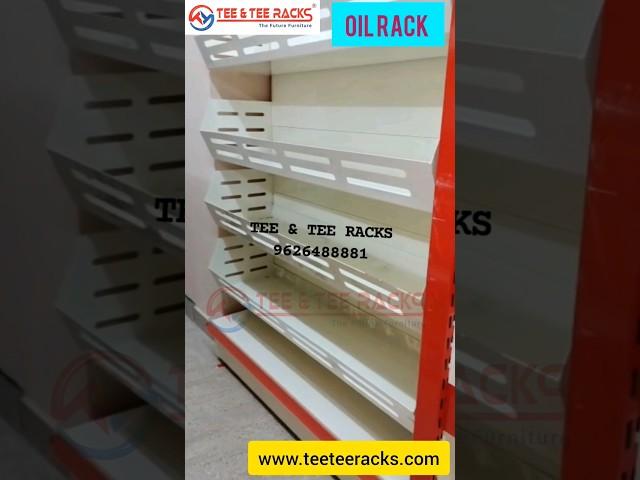 Supermarket Rack | Oil Rack | Retail Display Racks  #oil #racks #SteelRack #teeracks  #oilcan #covai